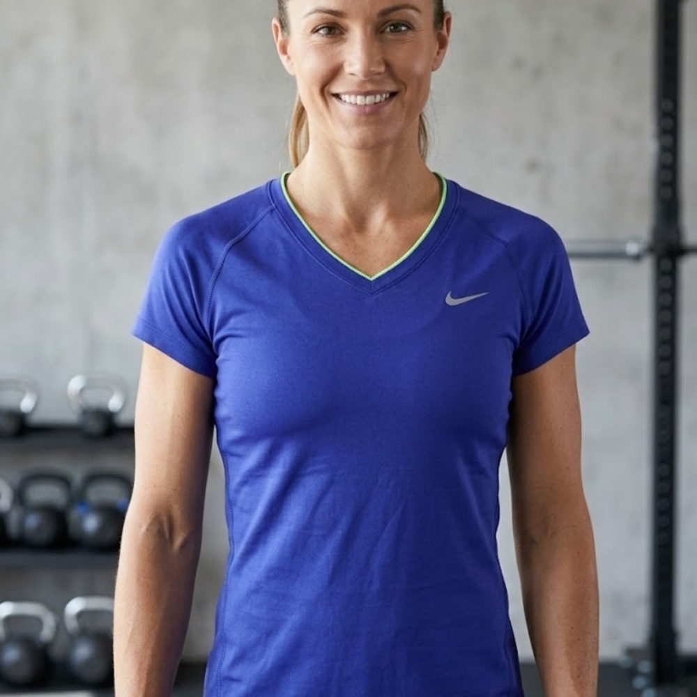 Nike Women's Vivid Blue Short Sleeve Tee